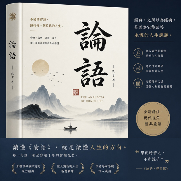 《論語》傳統文化教材書籍封面圖02