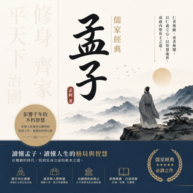 《孟子》傳統文化教材書籍封面